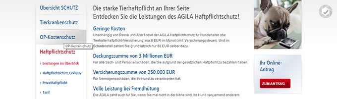 Agila_Hundehaftpflicht Schutz