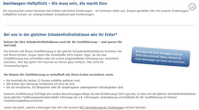 Direct Line KFZ Haftpflicht Testsieger