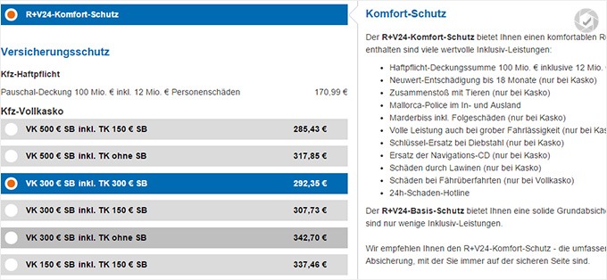 R+V Haftpflichtversicherung für Kfz 