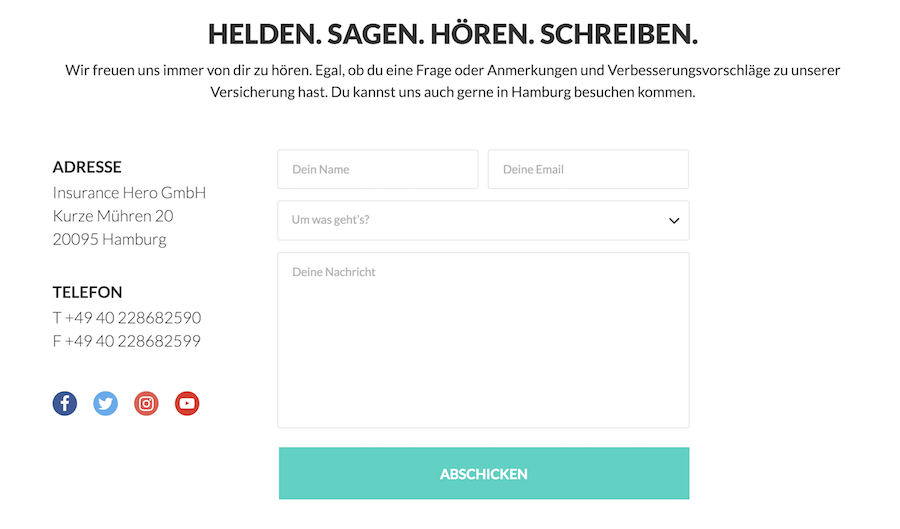 Haftpflicht Helden Kundenservice