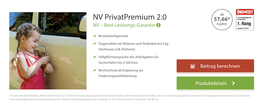 NV Versicherung PrivatPremium