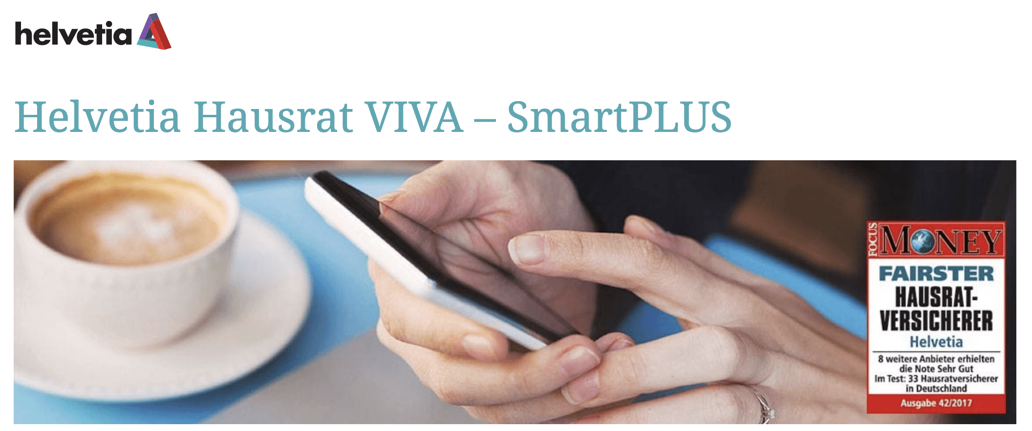 Helvetia Hausratversicherung SMARTPlus