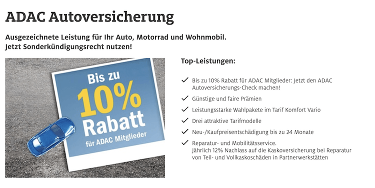 ADAC Autoversicherung Erfahrungen