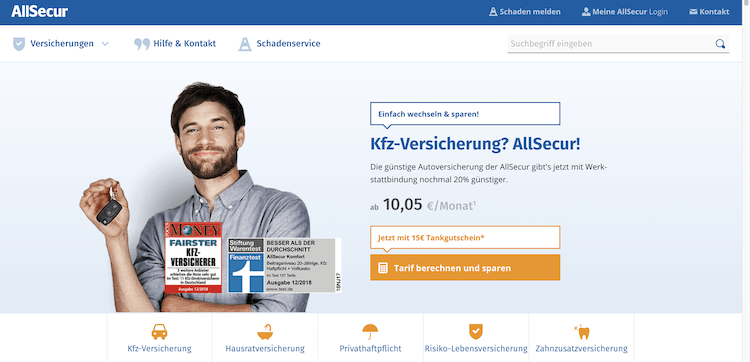 AllSecur Autoversicherung Erfahrungen